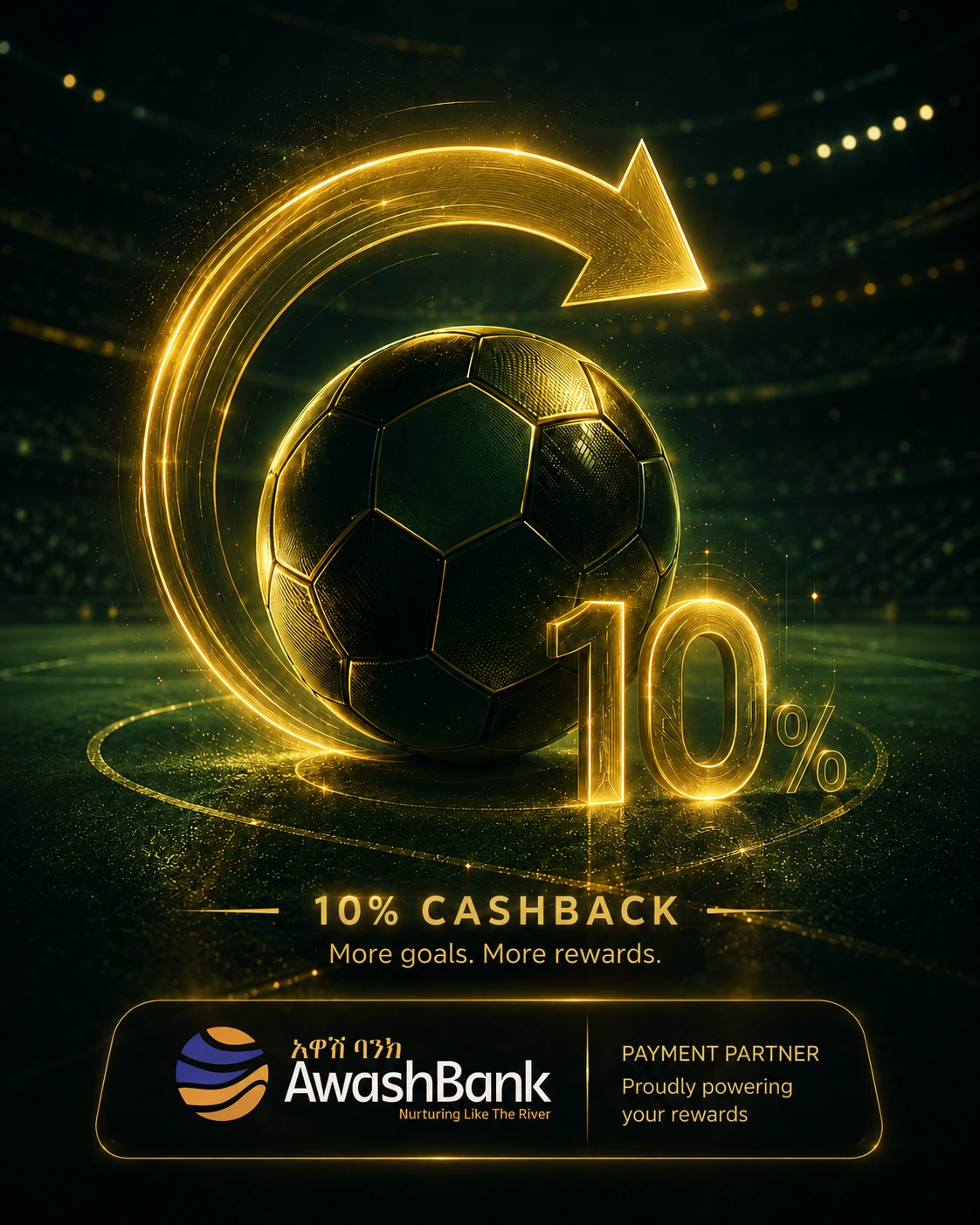 Football spotlight card for Ethiopia.